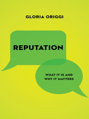 cover image of Reputation